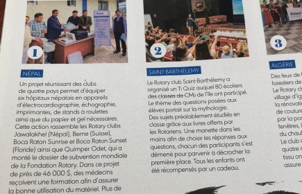 Notre action au Népal dans le Rotary Mag !